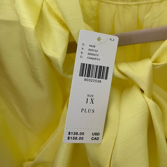 NWT Anthropologie Sunday in Brooklyn Bow Mini Shift Dress Plus Size 1x - Picture 9 of 10